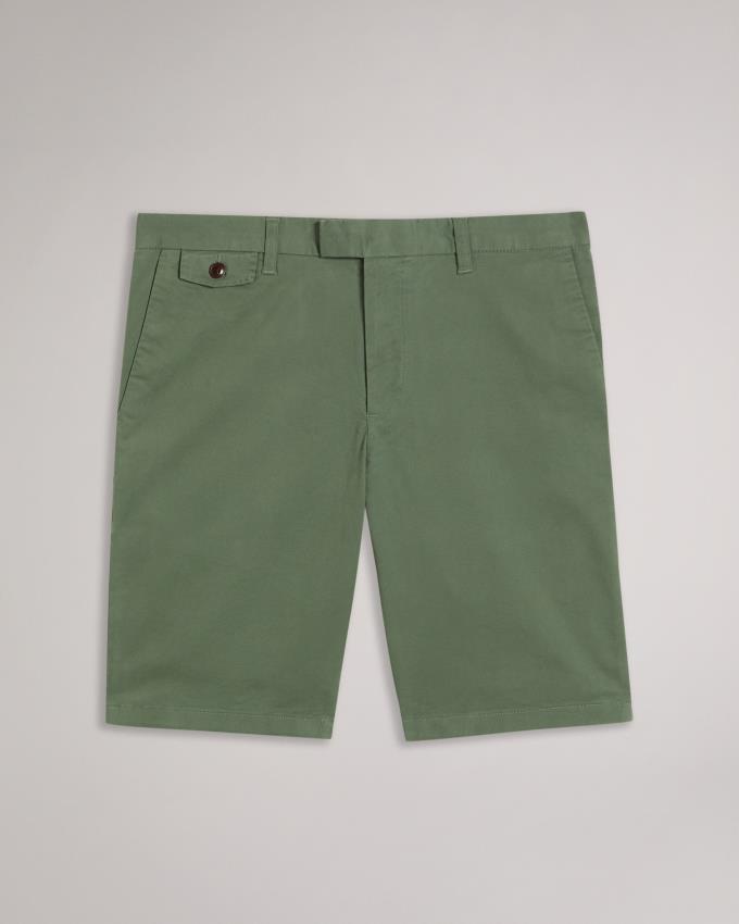 Short Ted Baker Chino Vert Olive Homme | PUJ-06894467